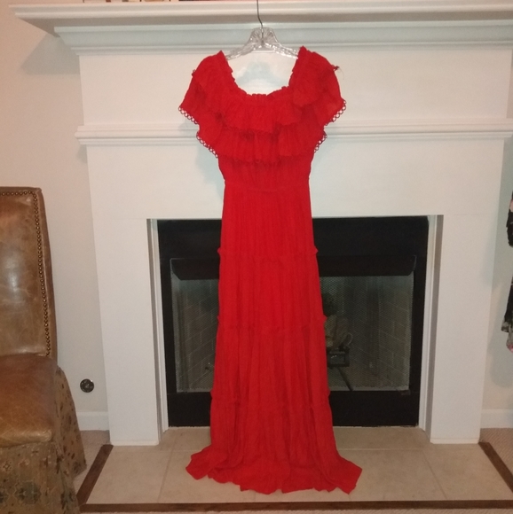 Lilly's Kloset Dresses Lillys Kloset Red Maxi Dress Poshmark